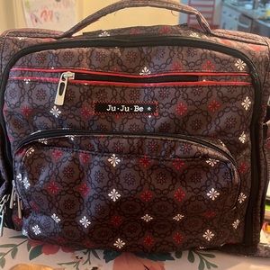 Ju ju be magic merlot diaper bag backpack l excellent condition